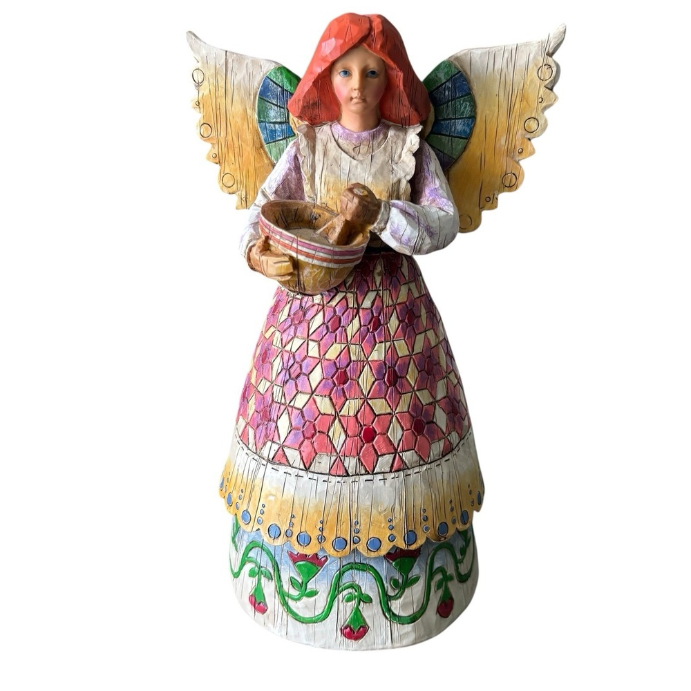 Vintage Jim Shore "Angel of Contentment"  Figurine  B108923. 2002  Gorgeous!!‎